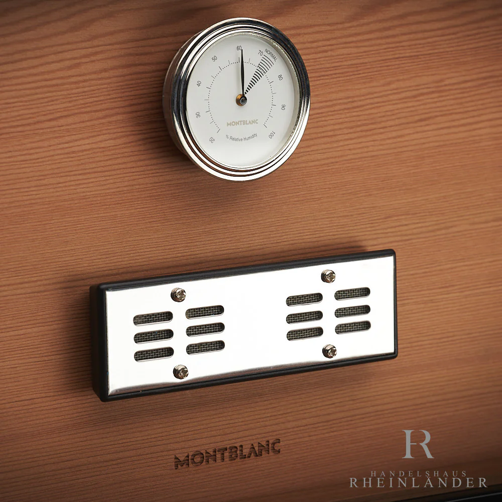Montblanc Cigar Accessories Table Humidor Laquered Wood Black 124065 ID - Image 4