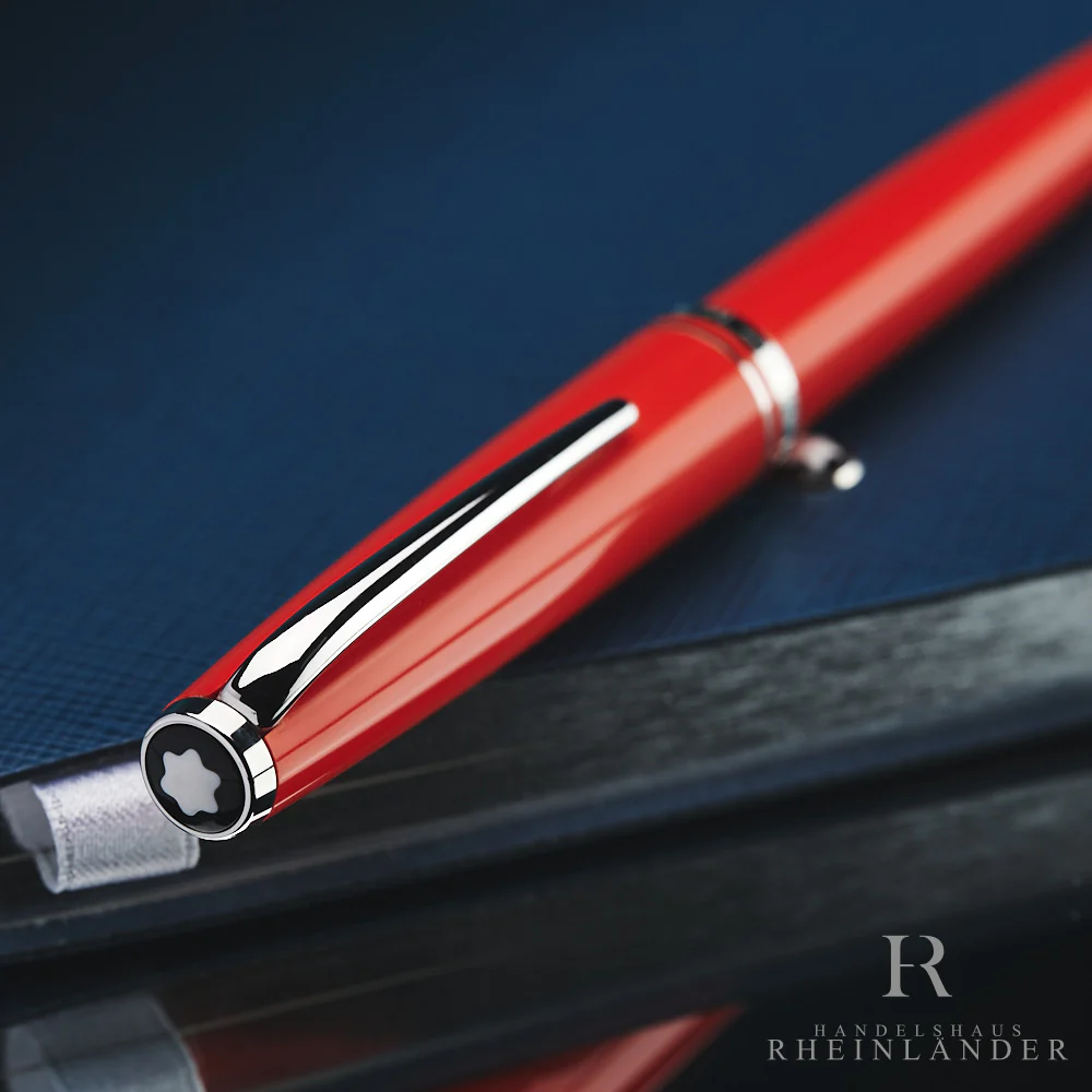 Montblanc Cruise Collection Resin Platinum Line Coral Rollerball ID 111827 OVP - Image 2
