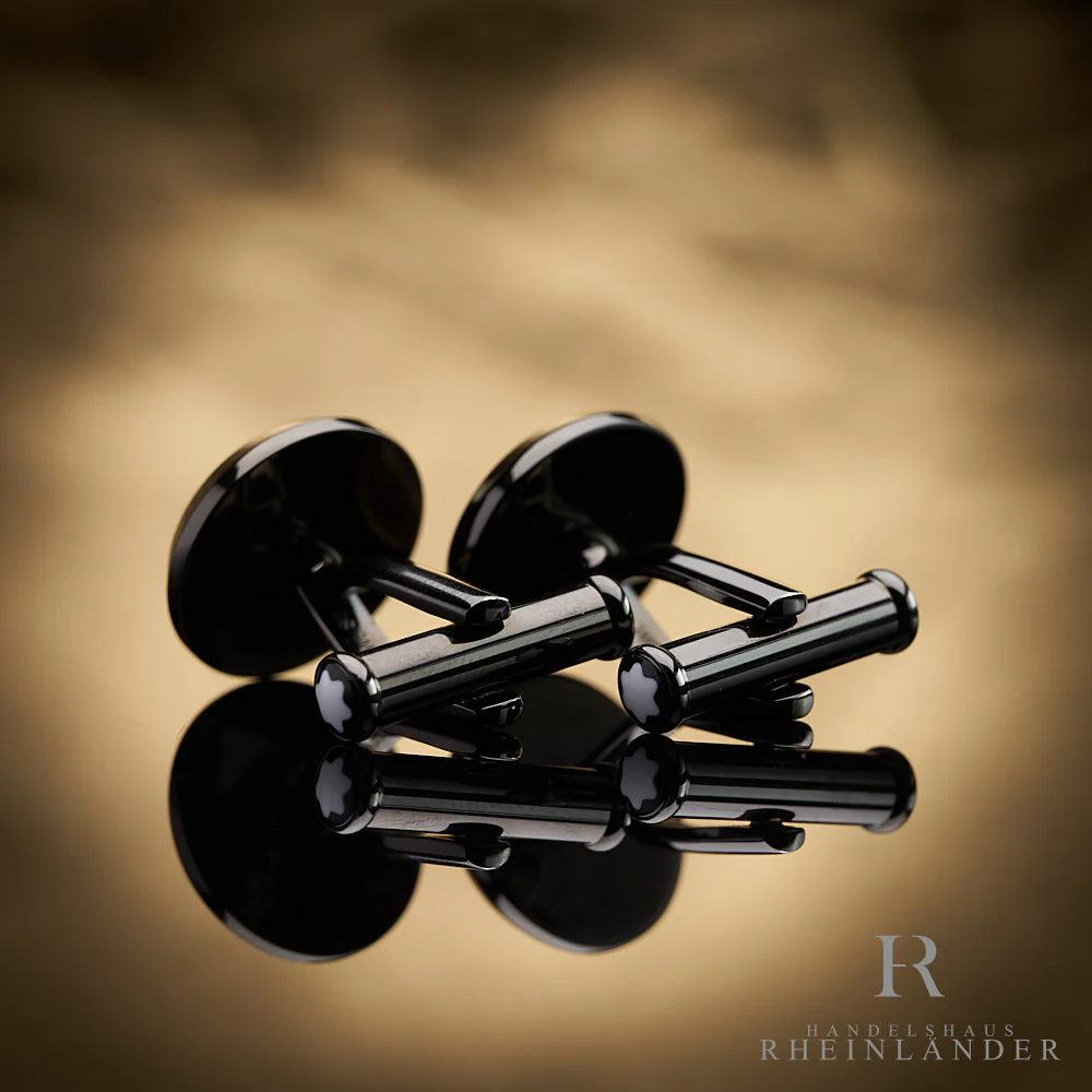 Montblanc Mens Accessories Montblanc Haus Cufflinks Stainless Steel 130415 - Image 2