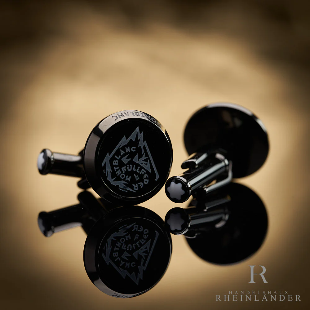 Montblanc Mens Accessories Montblanc Haus Cufflinks Stainless Steel 130415 - Image 3