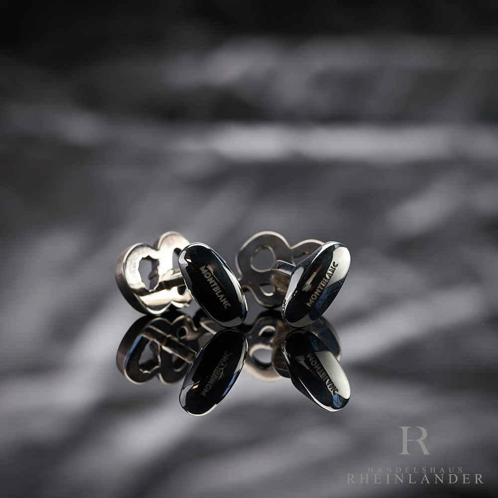 Montblanc Mens Accessories Cufflinks Zodiac The Snake 925 Silver 128339 - Image 2