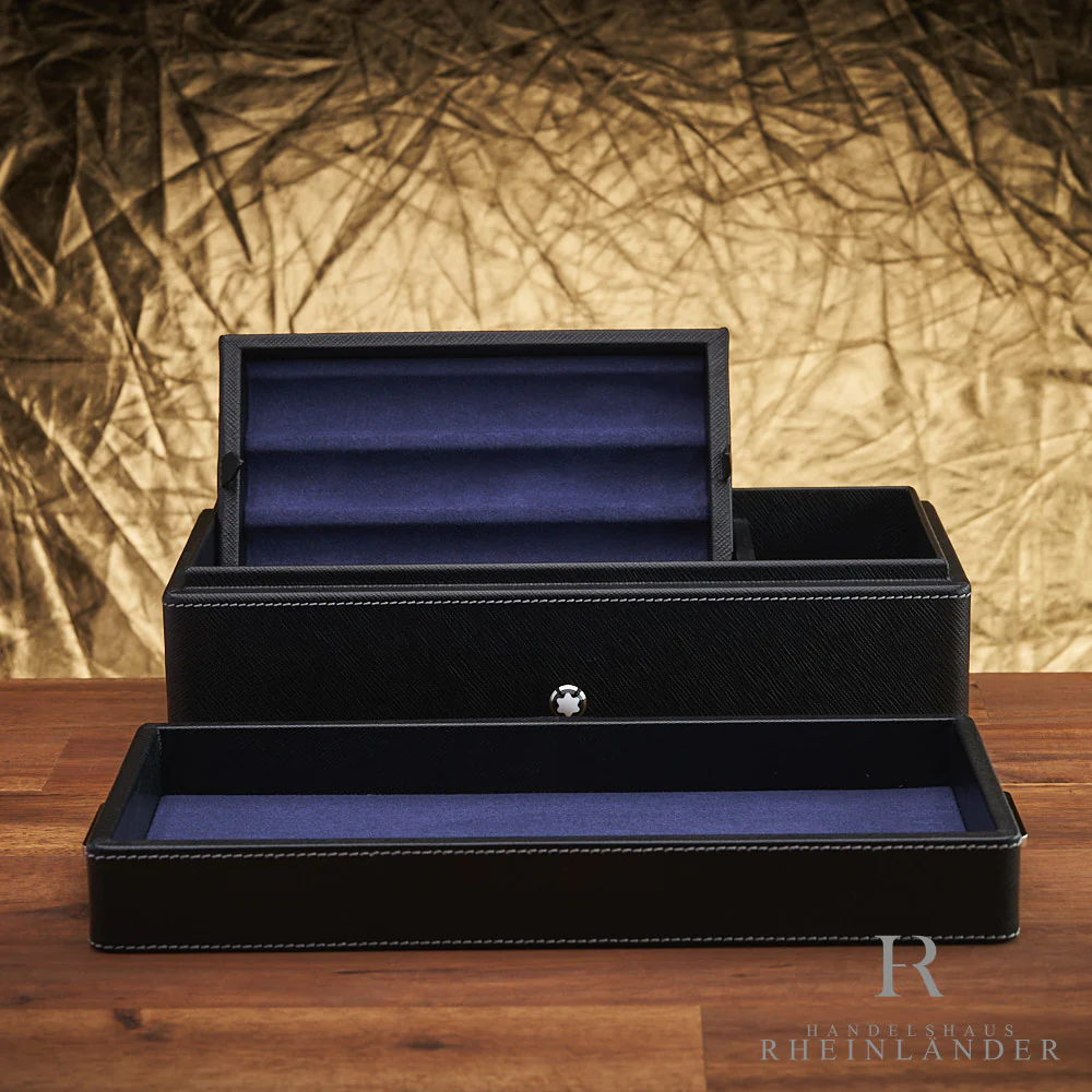 Montblanc Desk Accessories Collectors Box Tray Schreibtischbox 3 Pens 133158 ID - Image 3