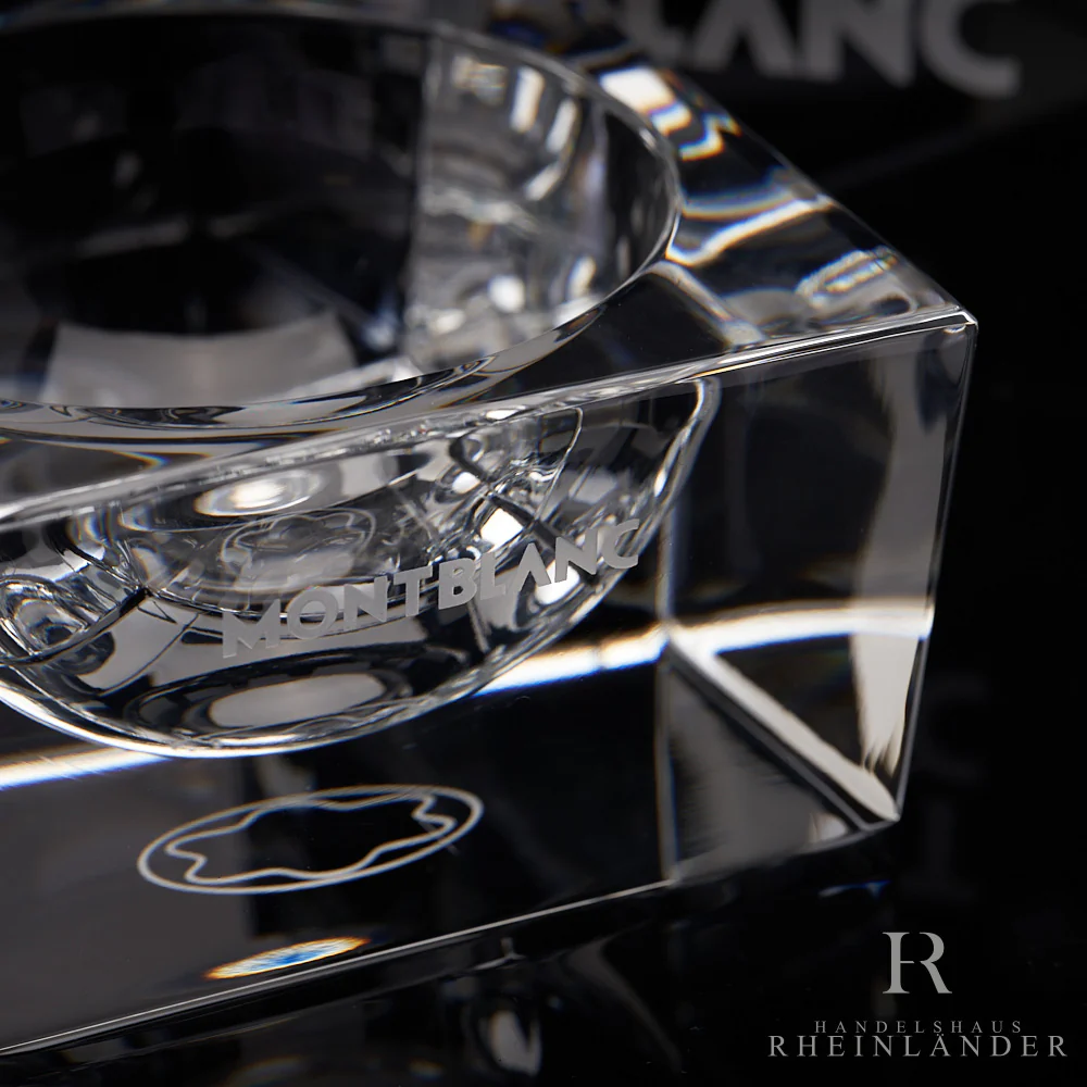 Montblanc Desk Accessories Paperclip Bowl Lead Crystal Bleikristall ID 35814 OVP