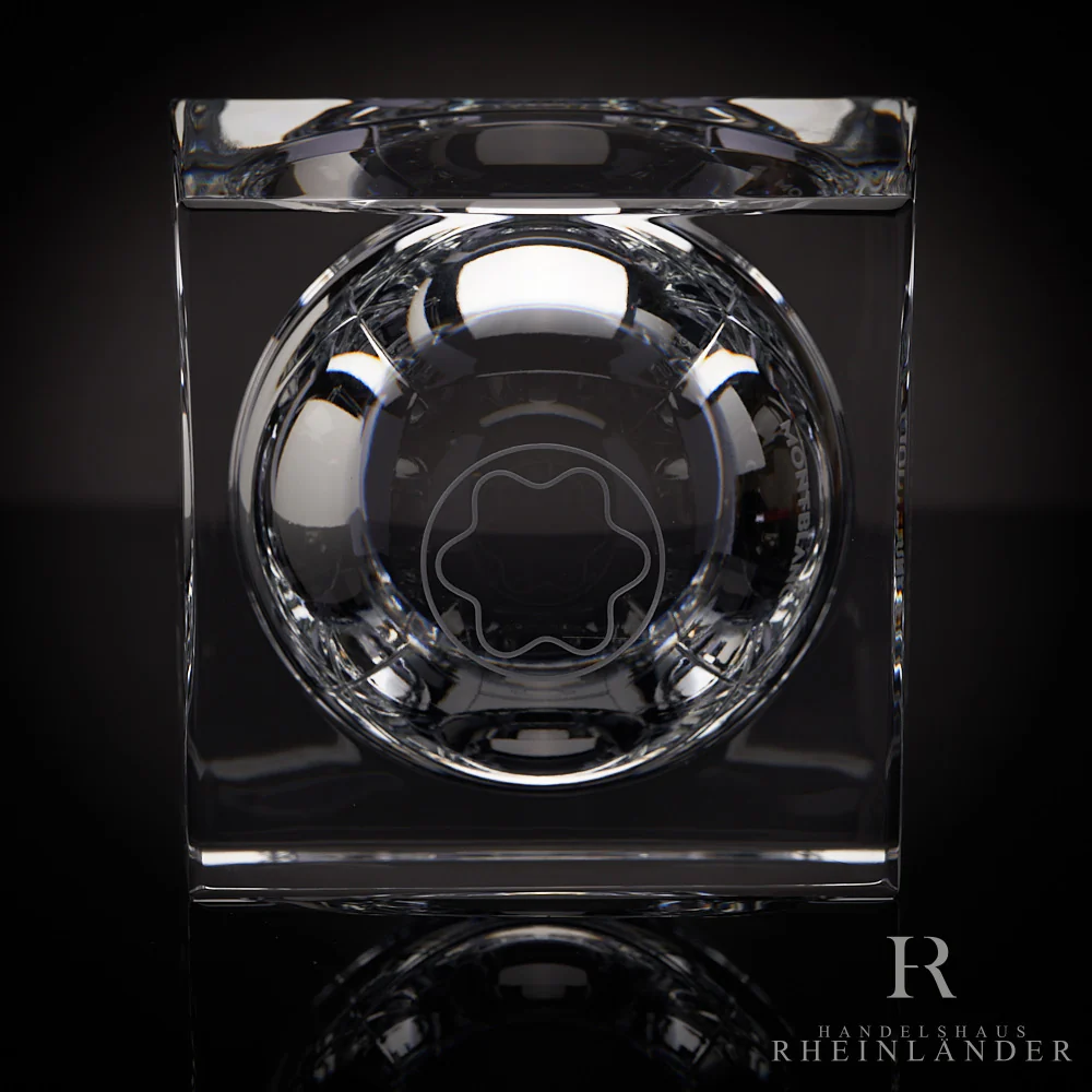 Montblanc Desk Accessories Paperclip Bowl Lead Crystal Bleikristall ID 35814 OVP - Image 3