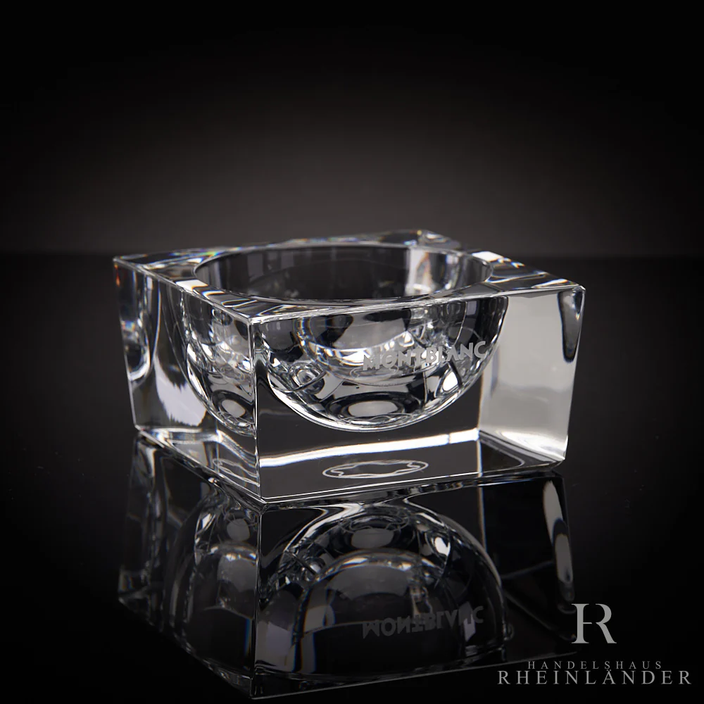 Montblanc Desk Accessories Paperclip Bowl Lead Crystal Bleikristall ID 35814 OVP - Image 4