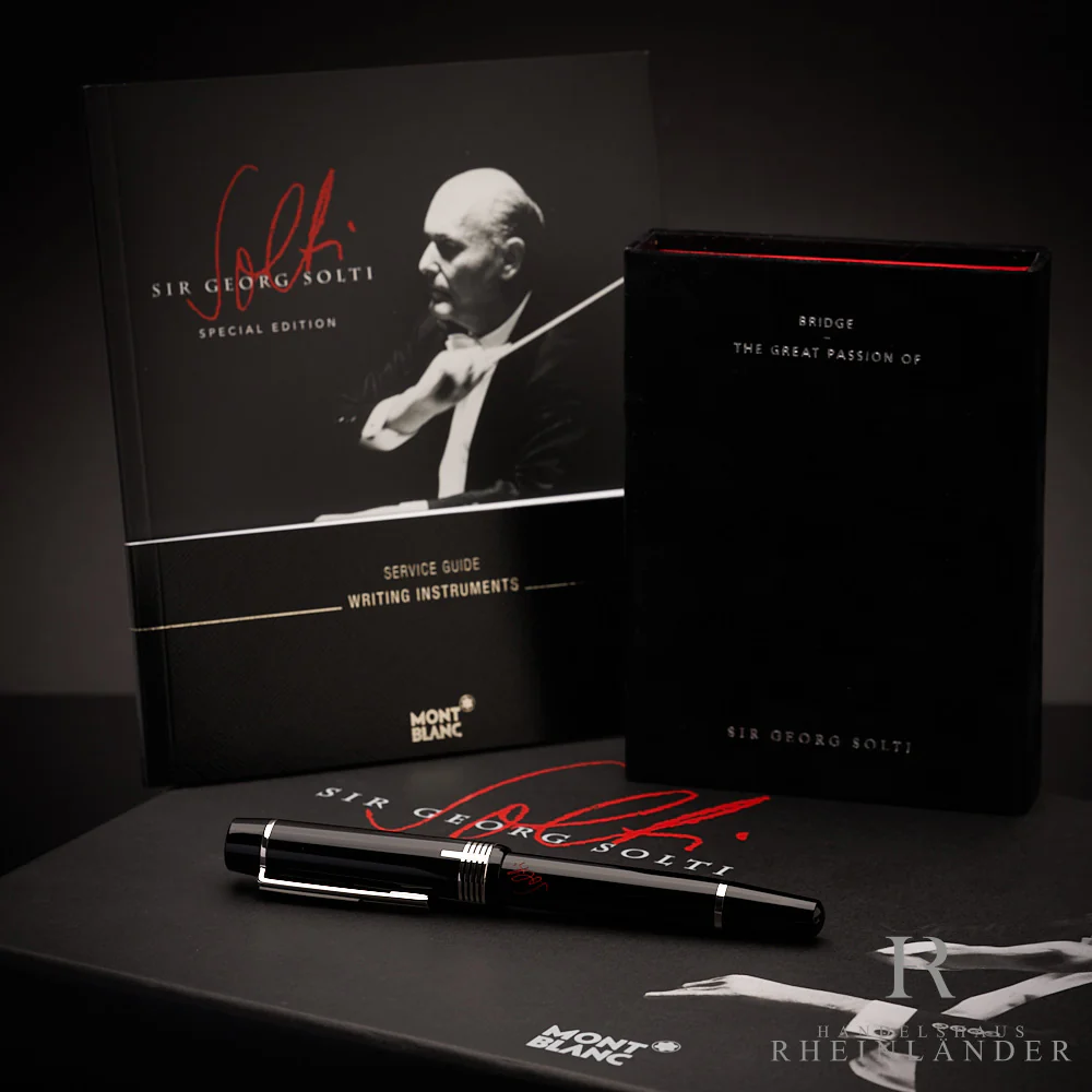 Montblanc Meisterstück Donation Pen Sir Georg Solti Füllfederhalter ID 35930 OVP