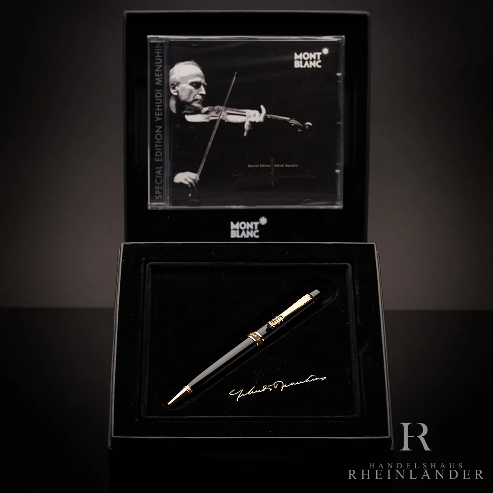 Montblanc Meisterstück Donation Pen Yehudi Menuhin Kugelschreiber ID 03778 MST