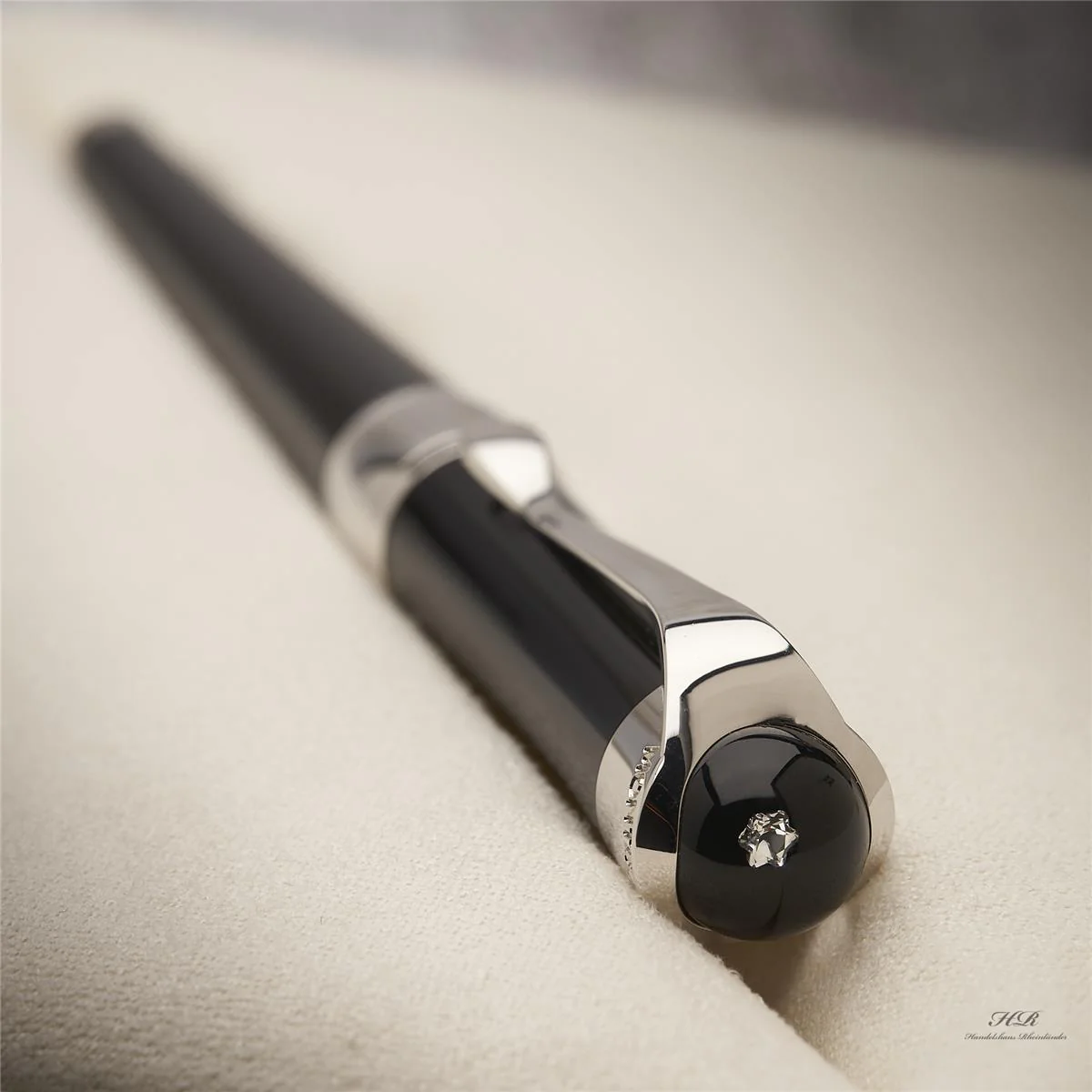 Montblanc Etoile de Montblanc Black Resin Diamond Füllfederhalter ID 103377 OVP - Image 3