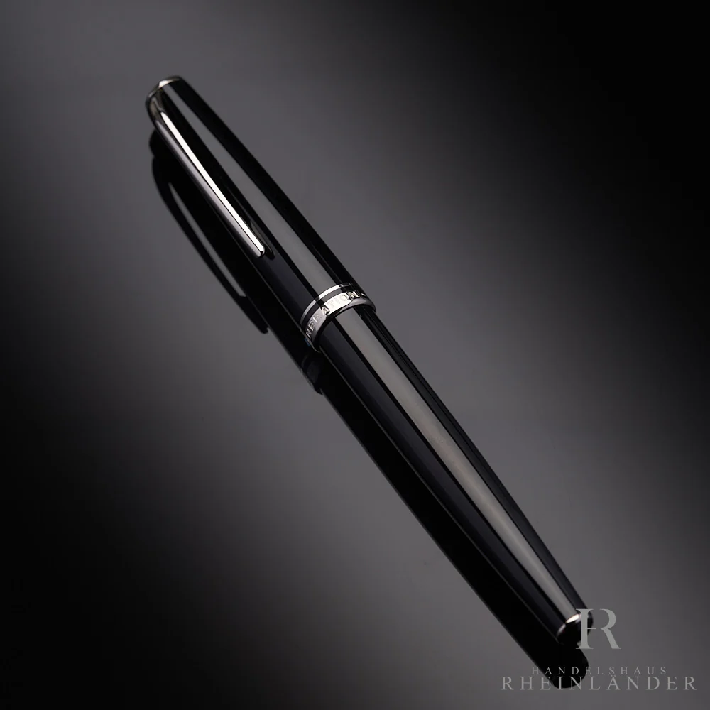 Montblanc Generation Edelharz Schwarz Rollerball Fineliner Beschläge Platiniert - Image 3