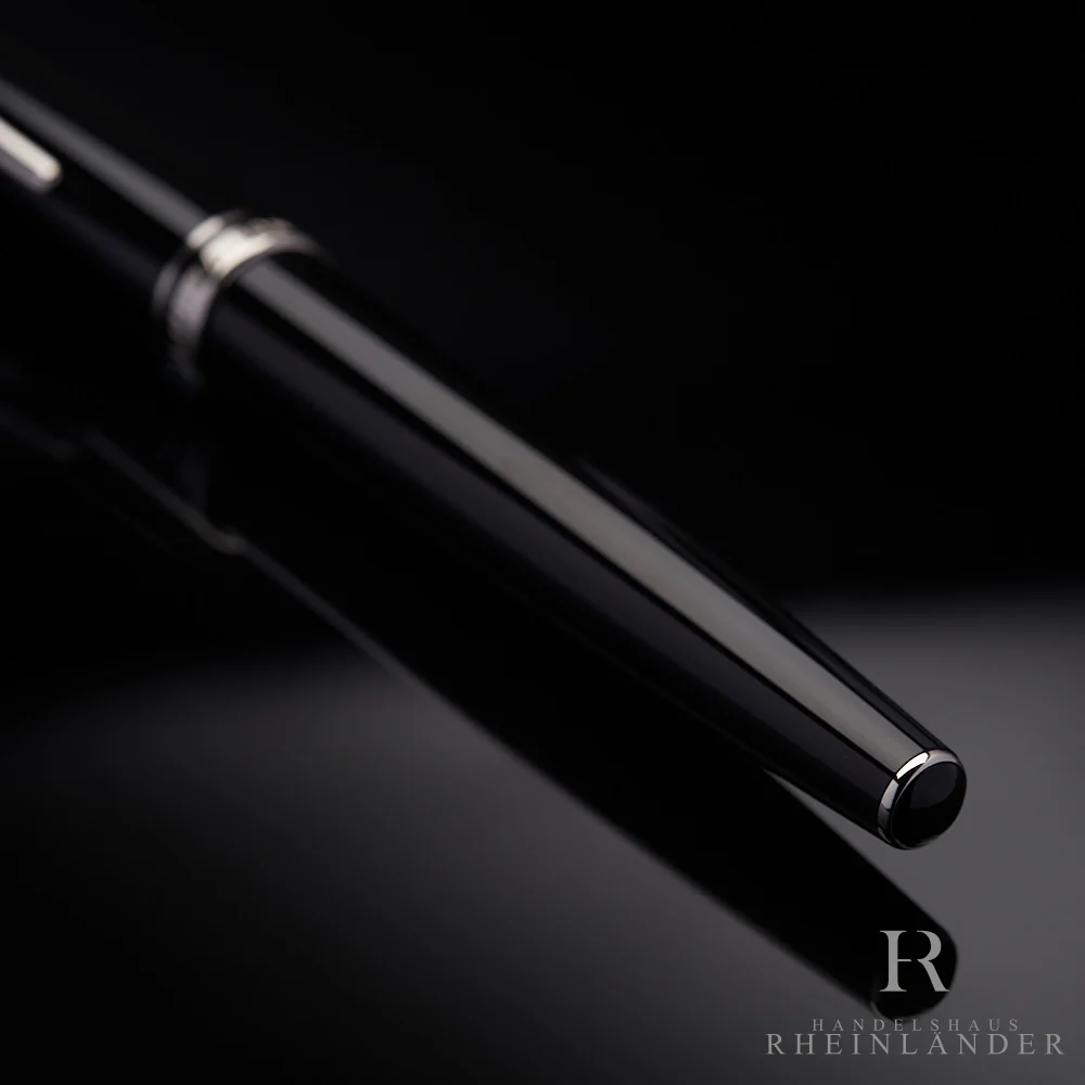 Montblanc Generation Edelharz Schwarz Rollerball Fineliner Beschläge Platiniert - Image 4