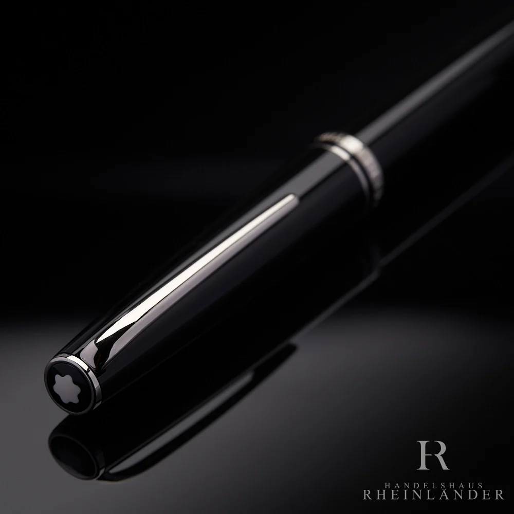 Montblanc Generation Edelharz Schwarz Rollerball Fineliner Beschläge Platiniert - Image 5