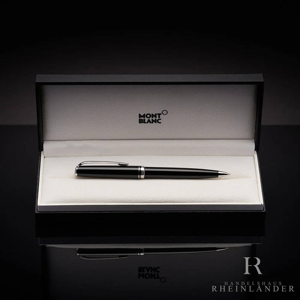 Montblanc Generation Line Edelharz Schwarz Drehbleistift Beschläge Platiniert - Image 5