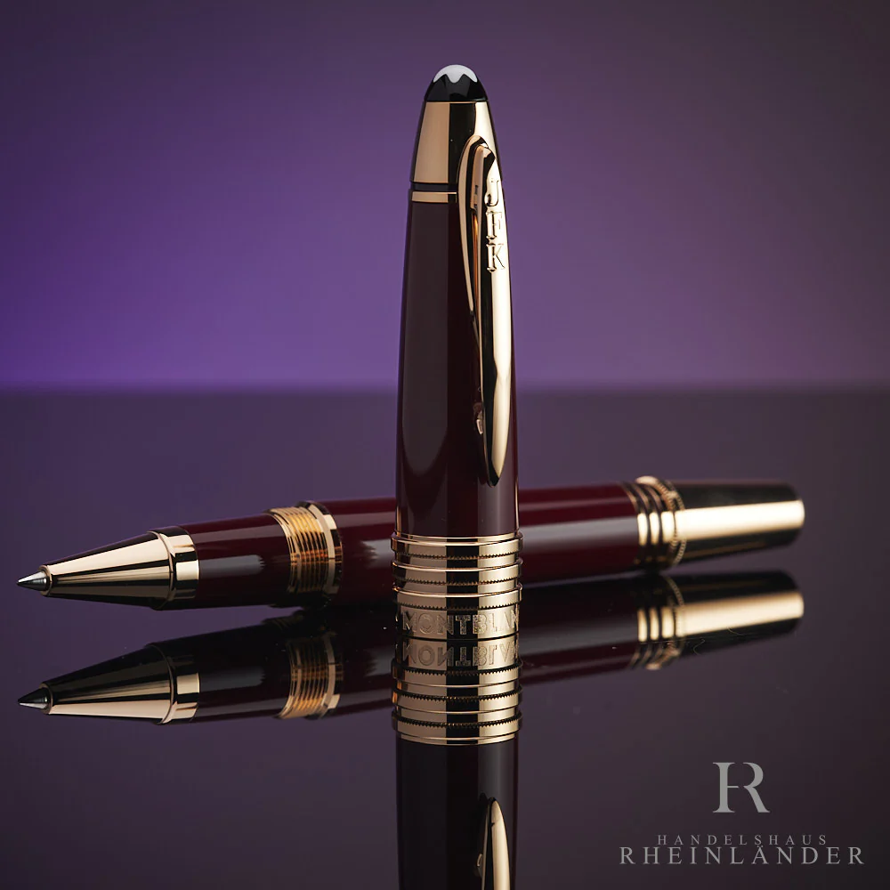 Montblanc Great Characters John F Kennedy Rollerball Burgundy ID 132125-118082 - Image 2