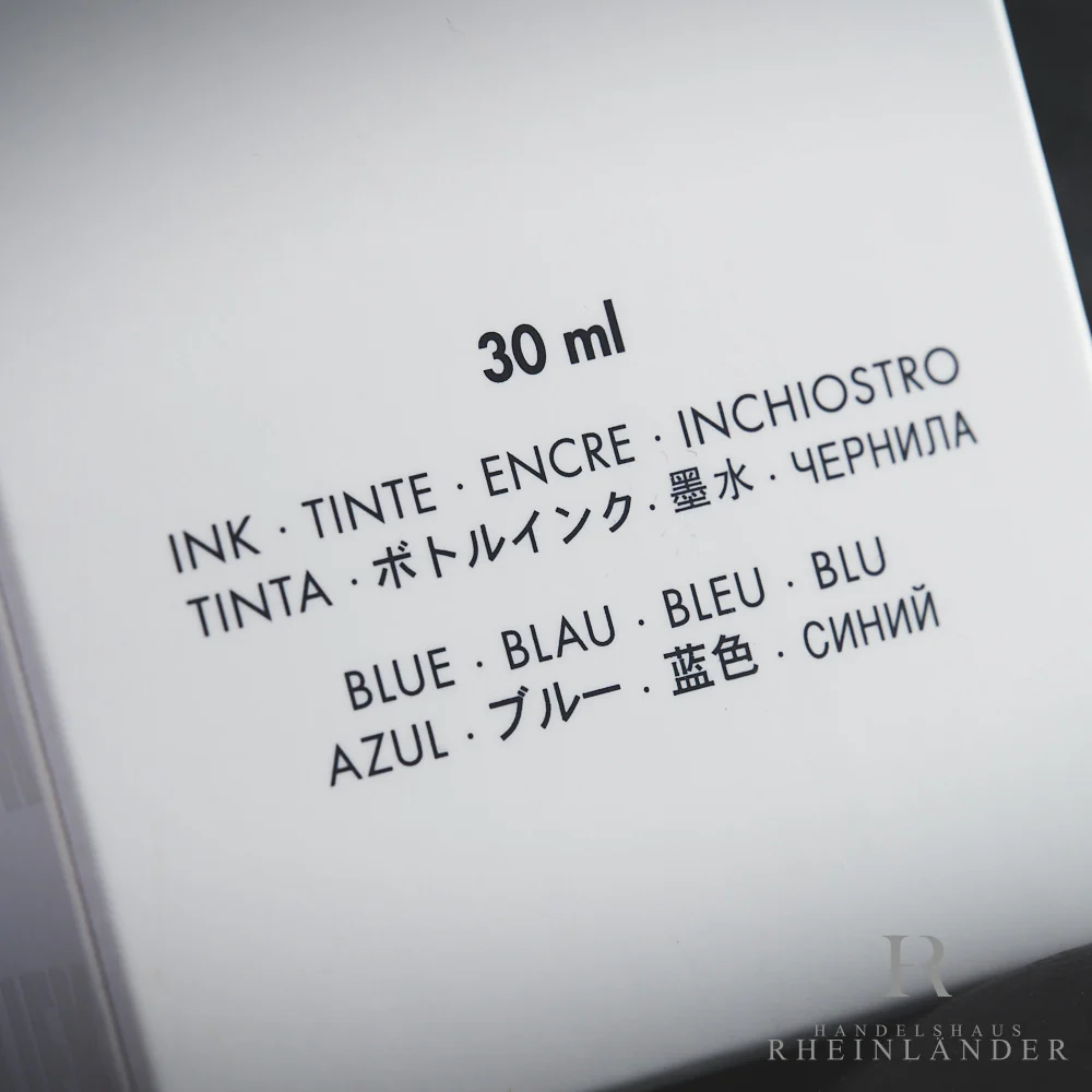Montblanc Great Characters JFK Tintenfass Ink Bottle Navy Blue Kennedy ID 111409 - Image 2