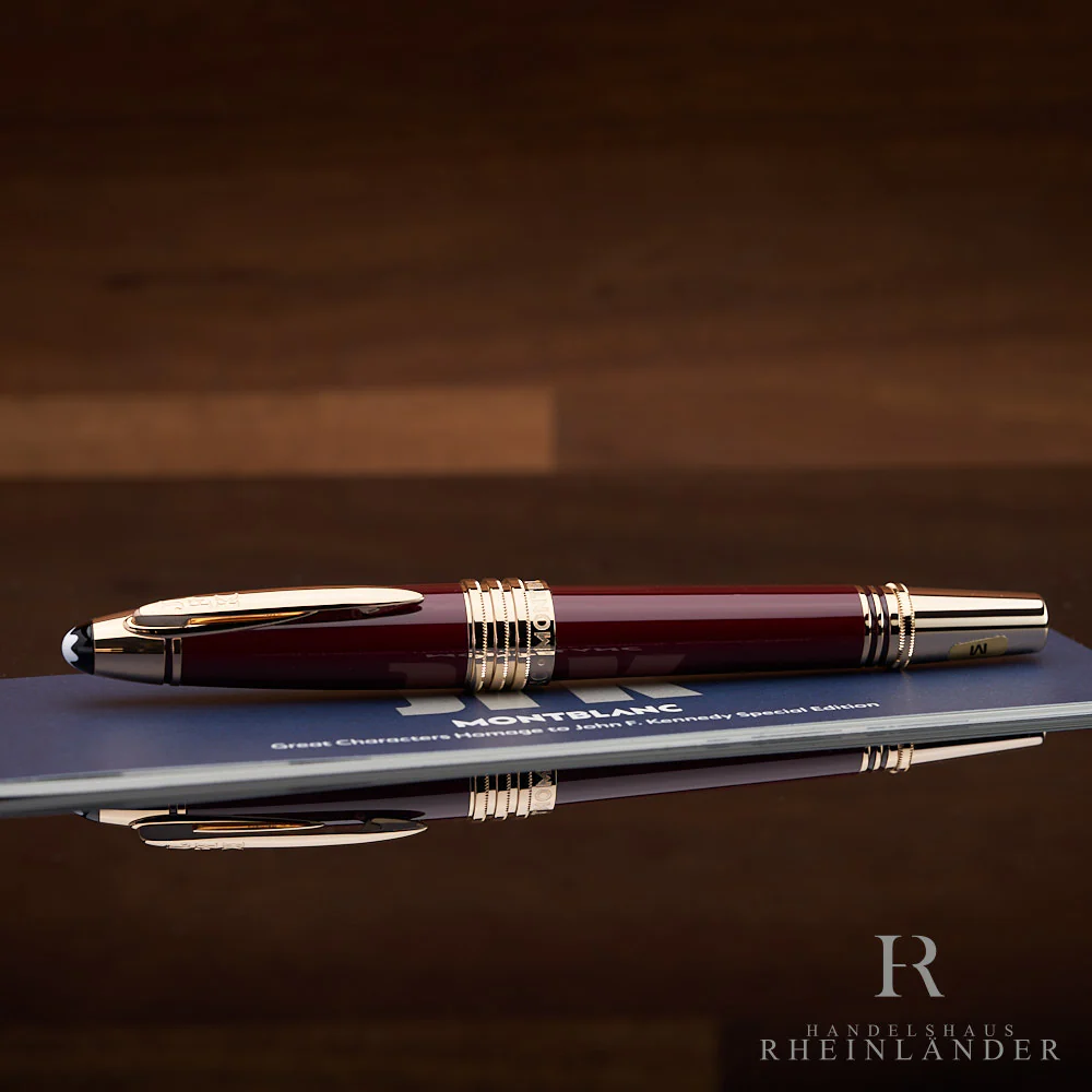 Montblanc Great Characters John F Kennedy Füller Burgundy ID 132124-118051 - Image 2