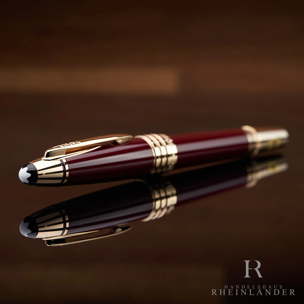 Montblanc Great Characters John F Kennedy Füller Burgundy ID 132124-118051 - Image 3