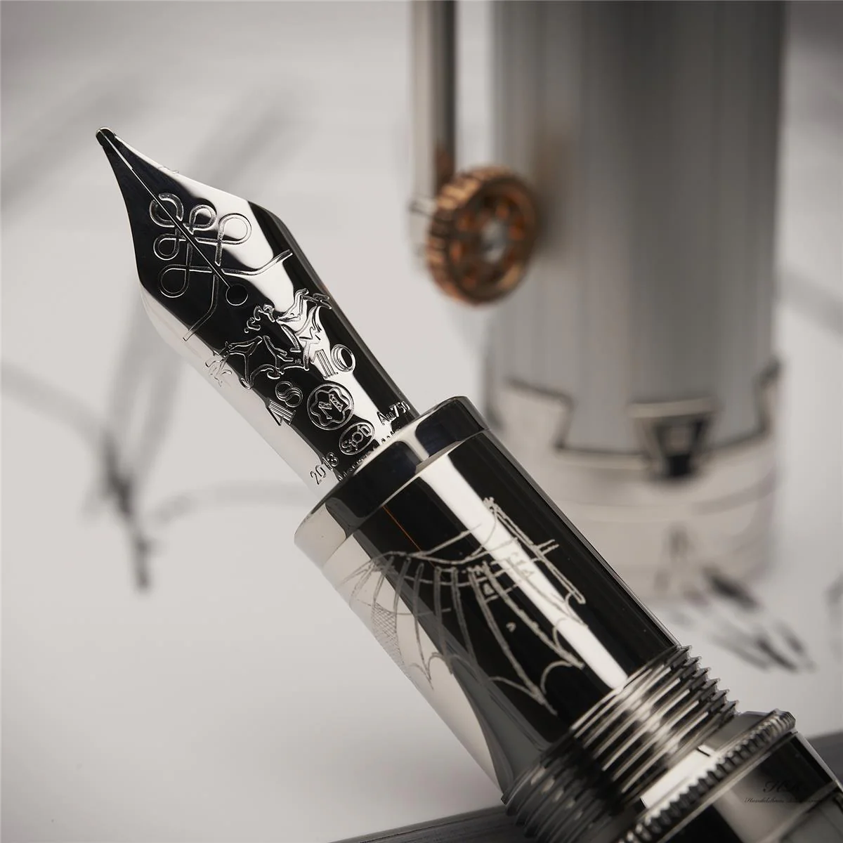 Montblanc Great Characters Limited Edition Leonardo da Vinci Füller ID 109250 - Image 9