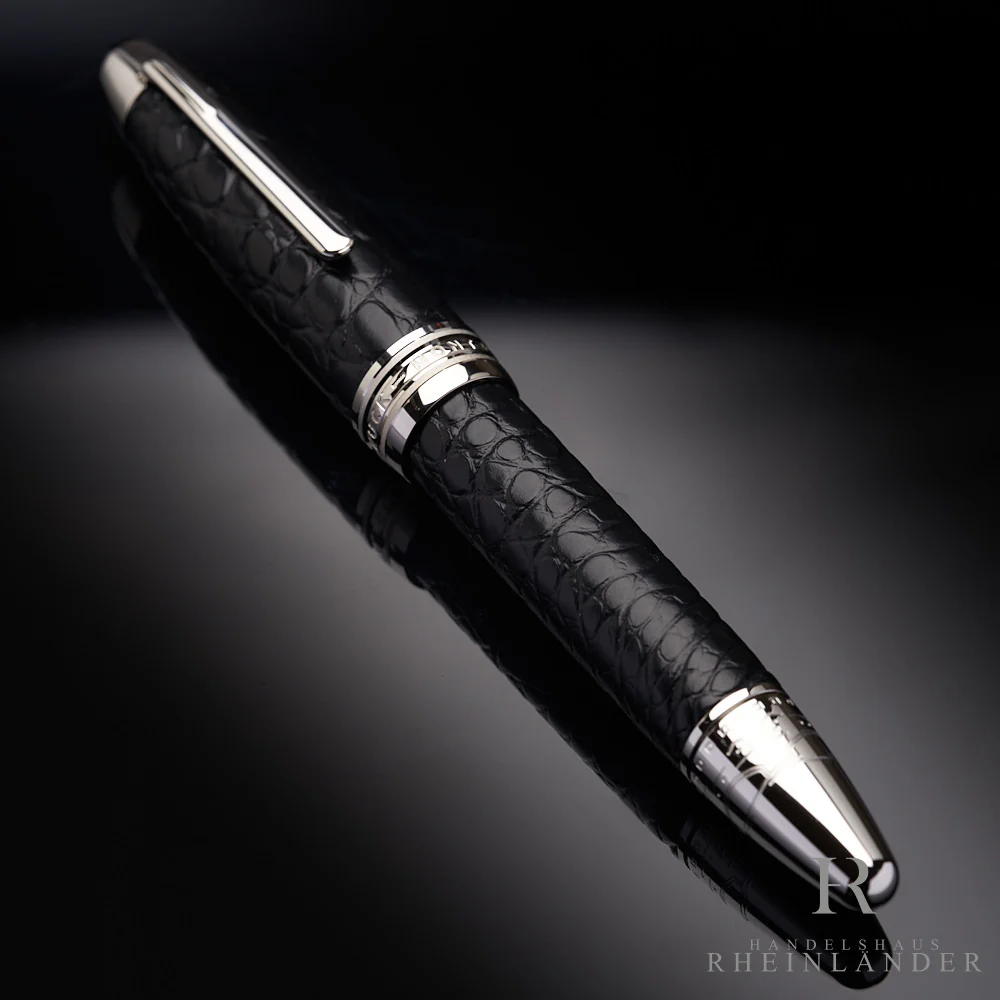 Montblanc Great Masters Special Edition Alligator Leather Rollerball ID 119692 - Image 2