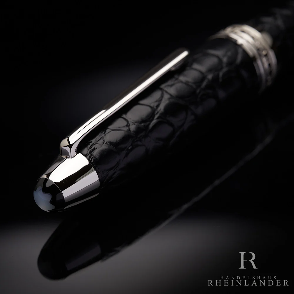 Montblanc Great Masters Special Edition Alligator Leather Rollerball ID 119692 - Image 4