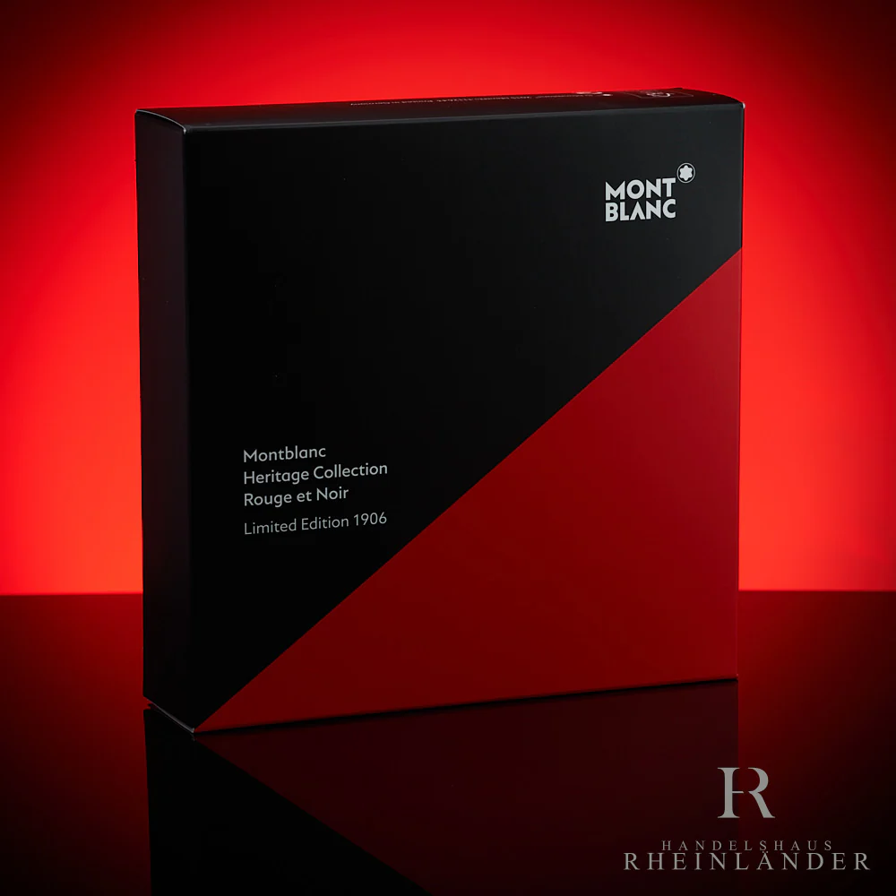 Montblanc Heritage Collection Rouge et Noir Ltd. 1906 Rollerball ID 114729 OVP - Image 7