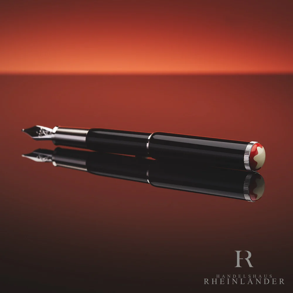 Montblanc Heritage Rouge et Noir Special Edition Baby Black Fountain Pen 127801 - Image 5