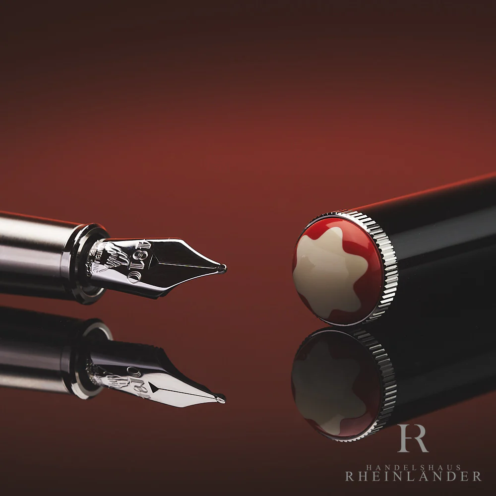 Montblanc Heritage Rouge et Noir Special Edition Baby Black Fountain Pen 127801 - Image 6