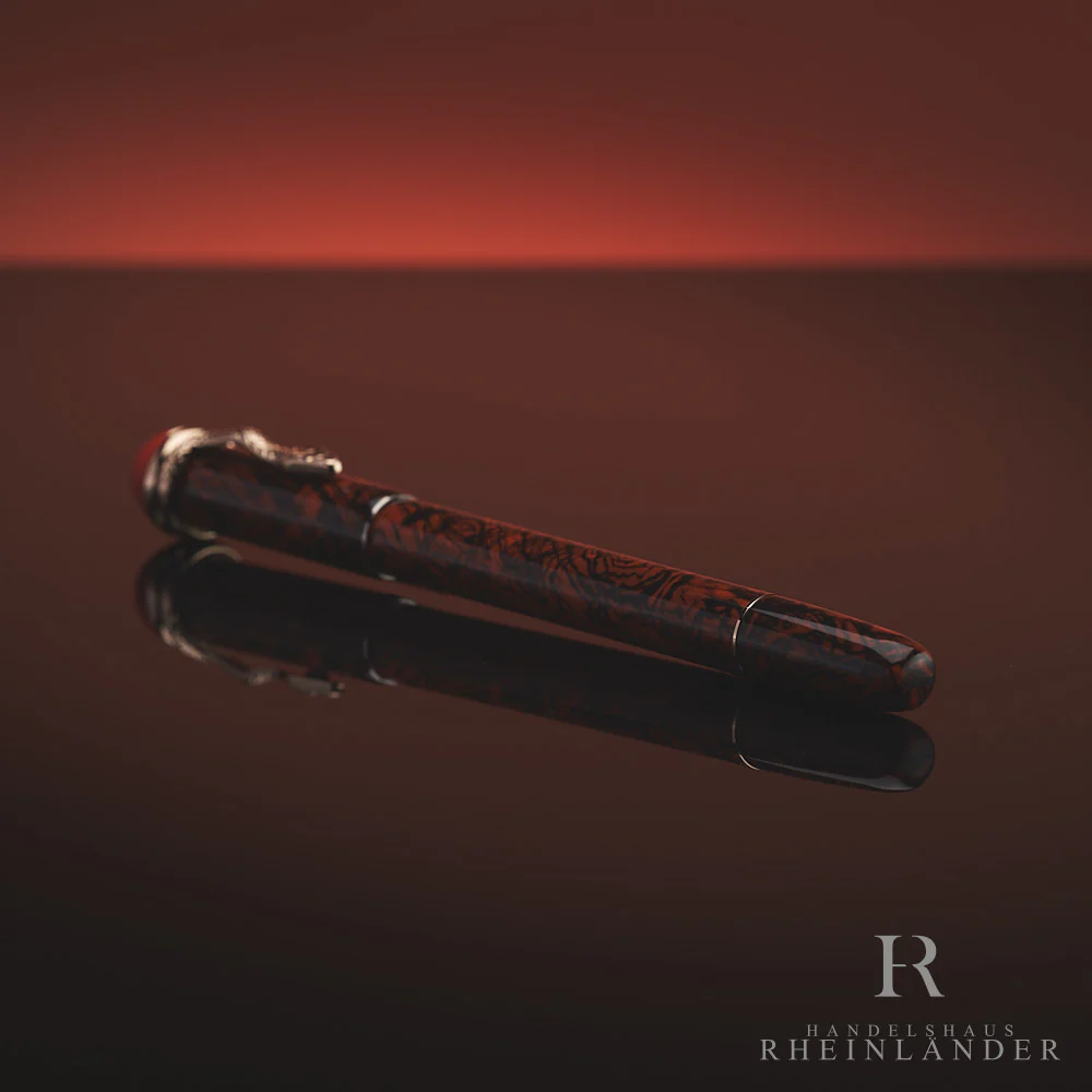 Montblanc Heritage Rouge et Noir Serpent Marble Gift of Writing Set ID 124033 - Image 3