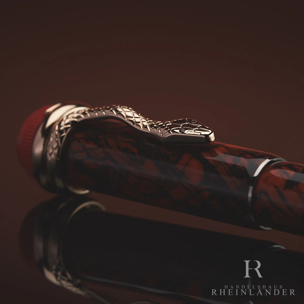 Montblanc Heritage Rouge et Noir Serpent Marble Gift of Writing Set ID 124033 - Image 4