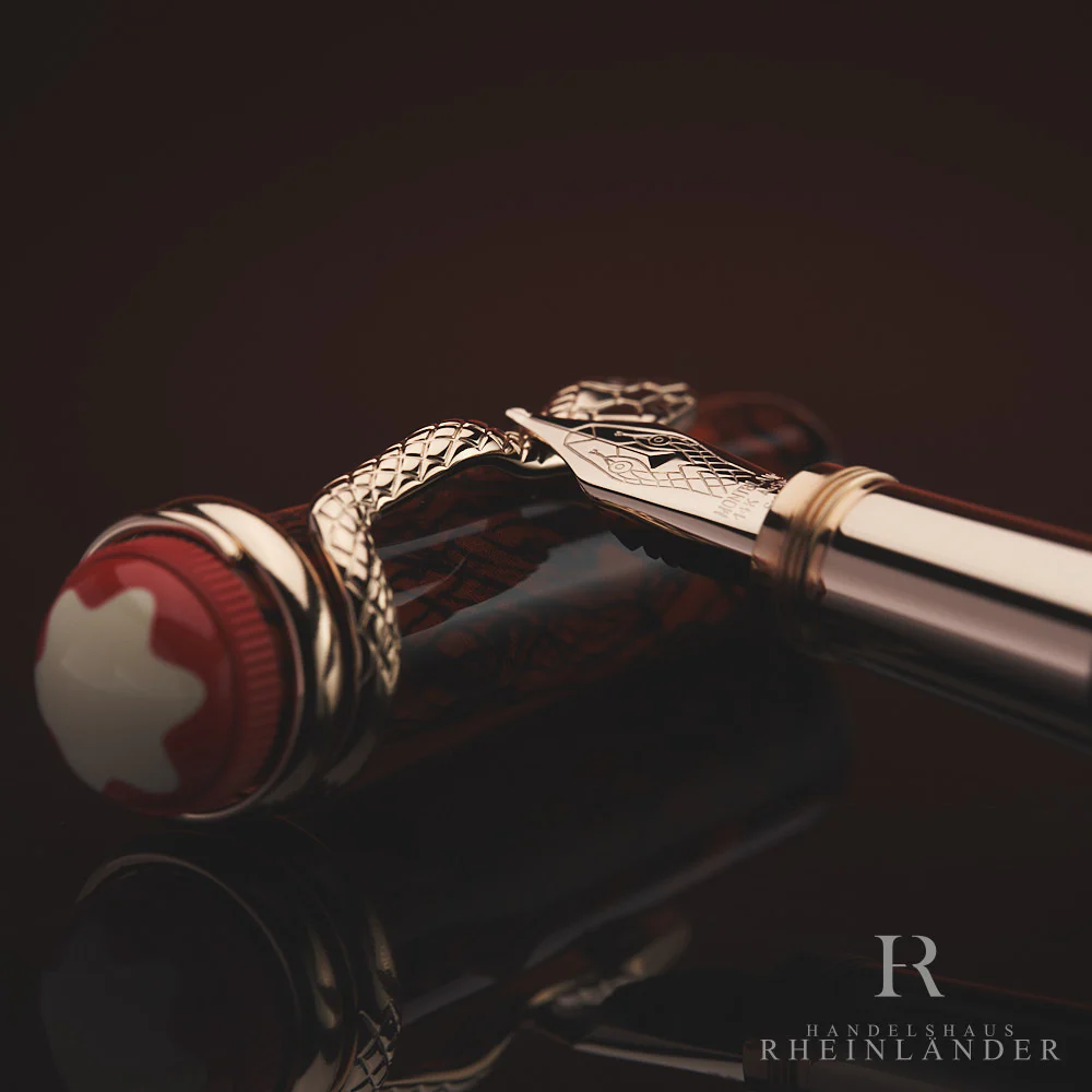 Montblanc Heritage Rouge et Noir Serpent Marble Gift of Writing Set ID 124033 - Image 6