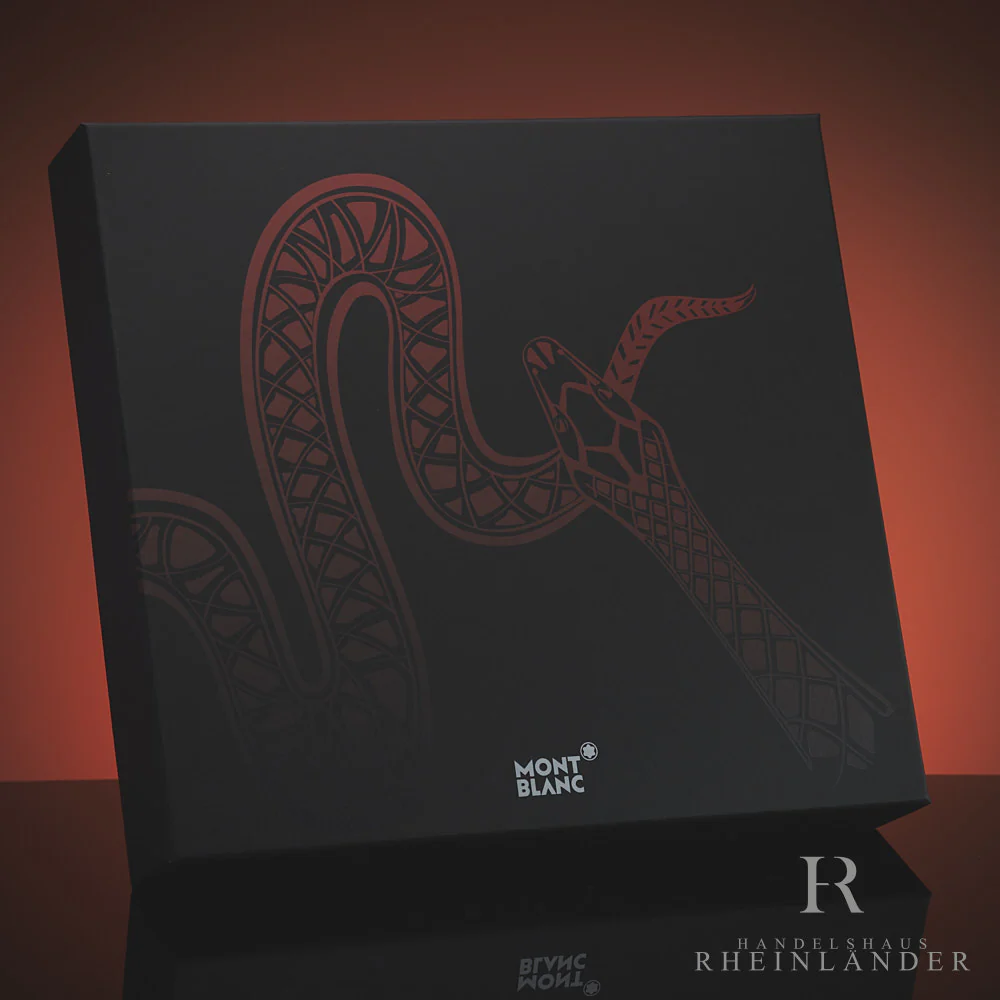 Montblanc Heritage Rouge et Noir Serpent Marble Gift of Writing Set ID 124033 - Image 7