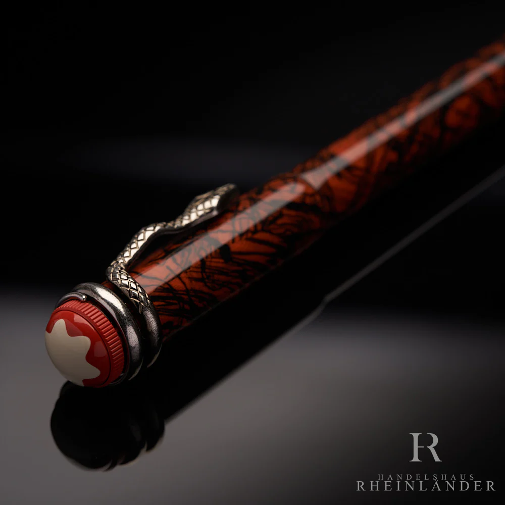 Montblanc Heritage Rouge et Noir Serpent Special Edition Rollerball 119853 OVP - Image 3