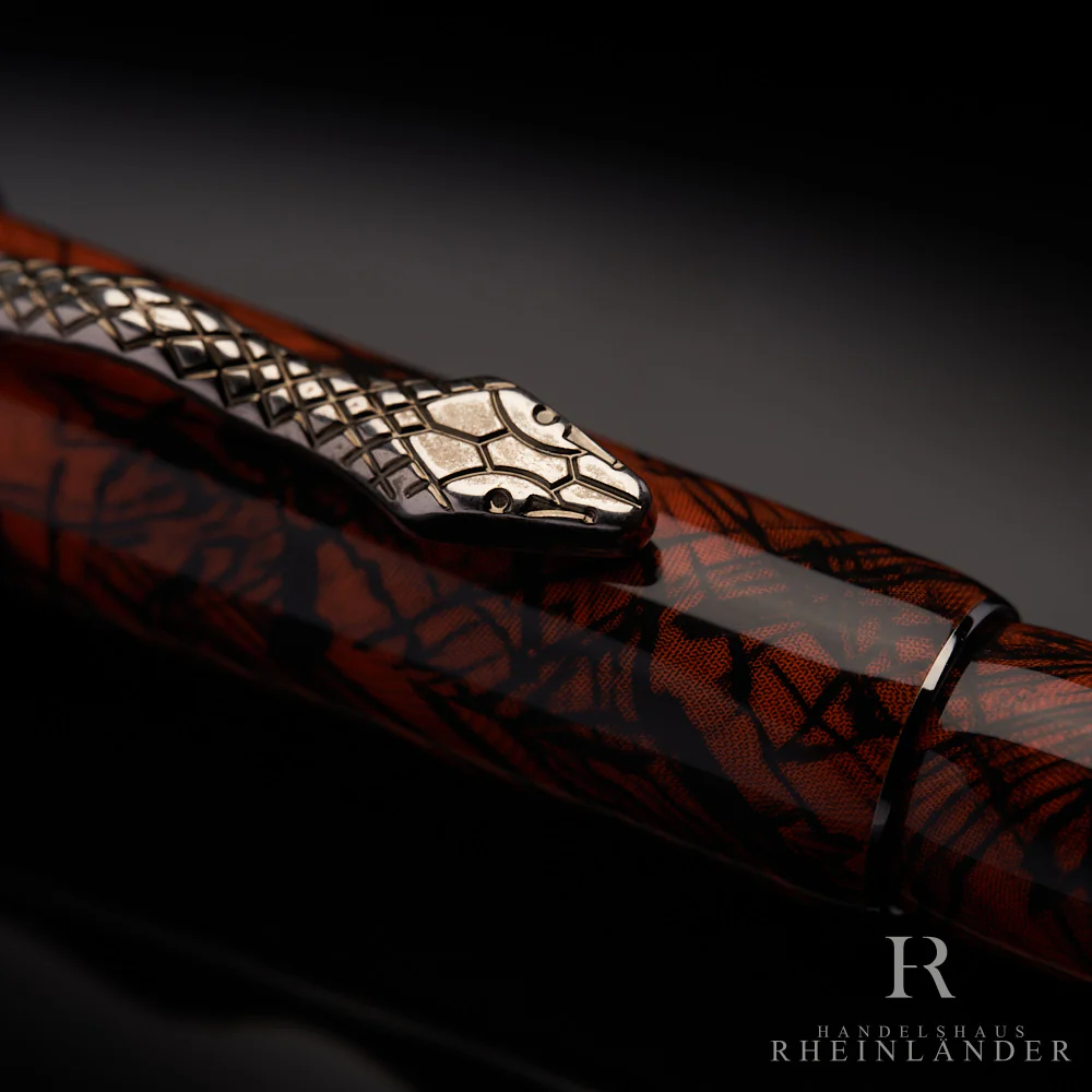 Montblanc Heritage Rouge et Noir Serpent Special Edition Rollerball 119853 OVP - Image 4