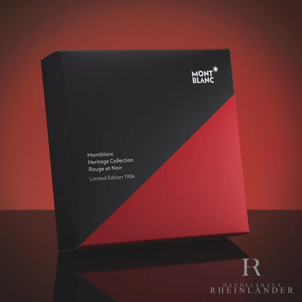 Montblanc Heritage Rouge & Noir Solitaire Limited Edition 1906 Füller No 116554 - Image 8