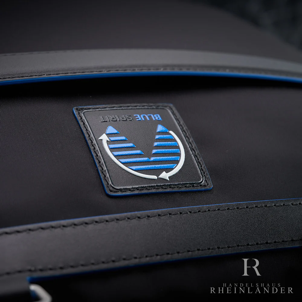 Montblanc Leather Goods Blue Spirit Tote Bag Novak Djokovic Backpack 129421 - Image 5