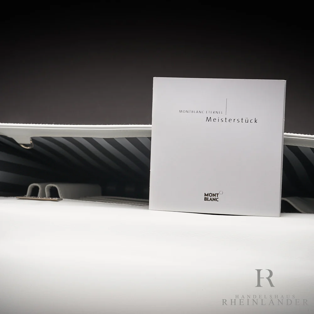 Montblanc Leather Eternel Limited Edition 150 Portfolio Bag White ID 101950 OVP - Image 3