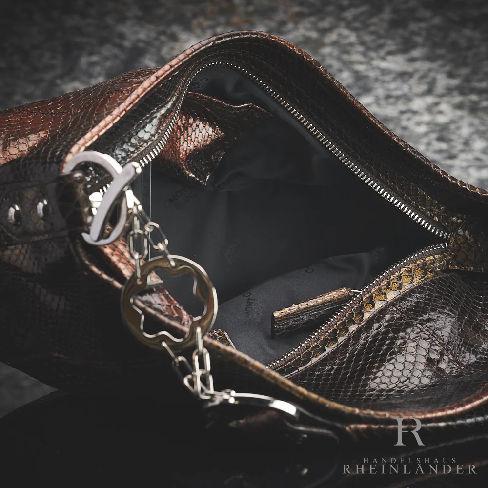 Montblanc Leather Goods Limited Edition 25 Starisma Python Exclusive Handtasche - Image 5