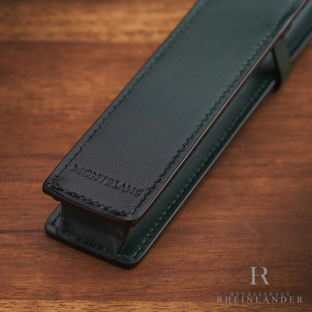 Montblanc Leather Goods Meisterstück Pen Pouch Sfumato British Green ID 198277 - Image 3