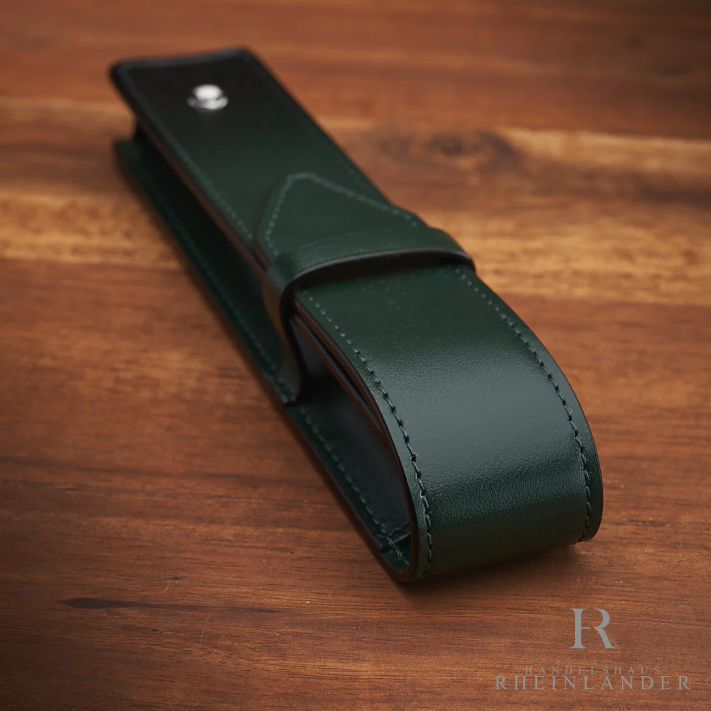 Montblanc Leather Goods Meisterstück Pen Pouch Sfumato British Green ID 198277 - Image 4