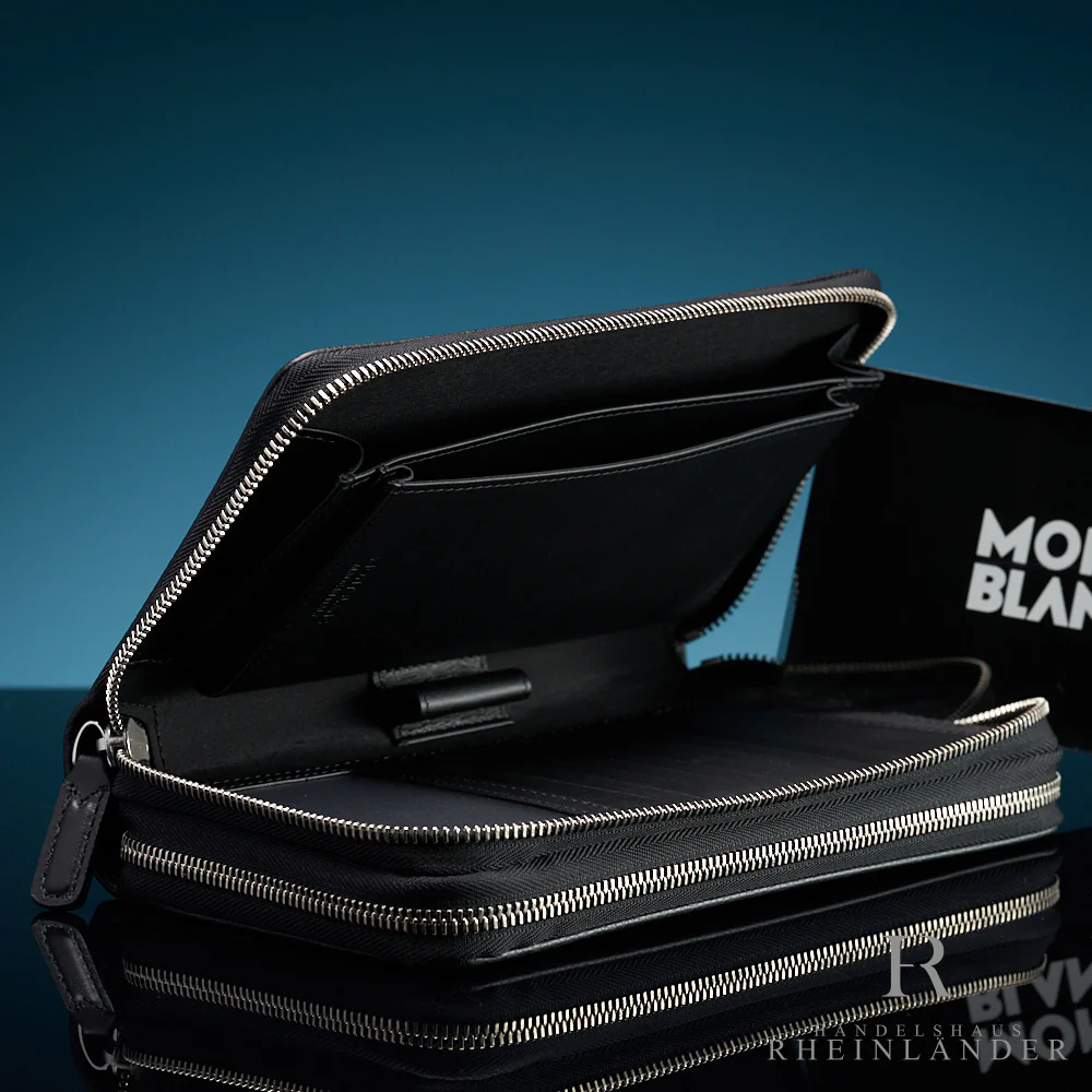 Montblanc Leather Goods Meisterstück Soft Grain Travel Companion Black ID 126249 - Image 4