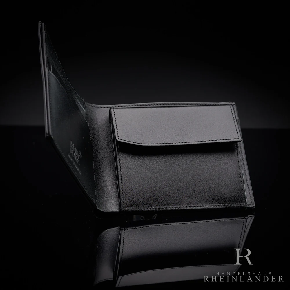 Montblanc Leather Goods Meisterstück Wallet Coincase 4CC Black Leather ID 7164 - Image 4