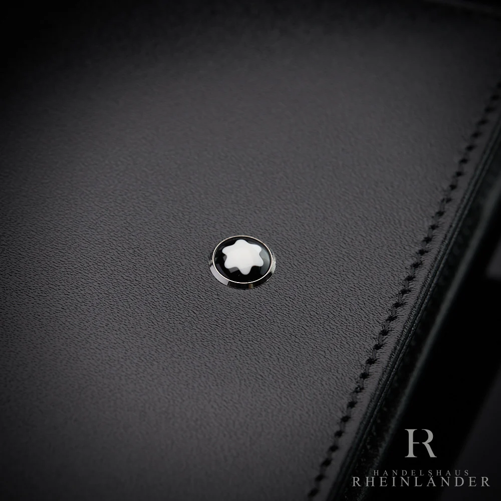 Montblanc Leather Goods Meisterstück Wallet Coincase 4CC Black Leather ID 7164 - Image 5