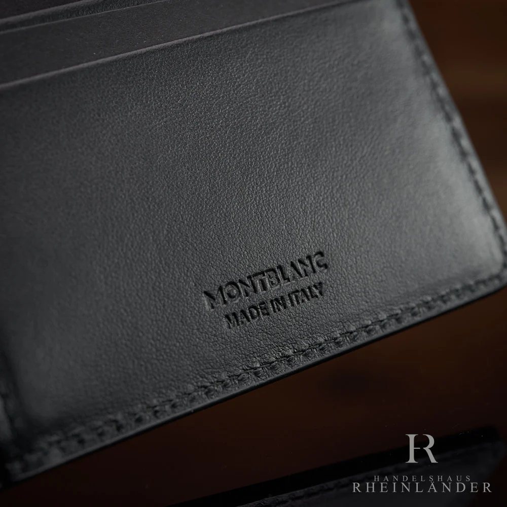 Montblanc Leather Goods Urban Spirit 8 CC Wallet Black Leather ID 124091 - Image 4