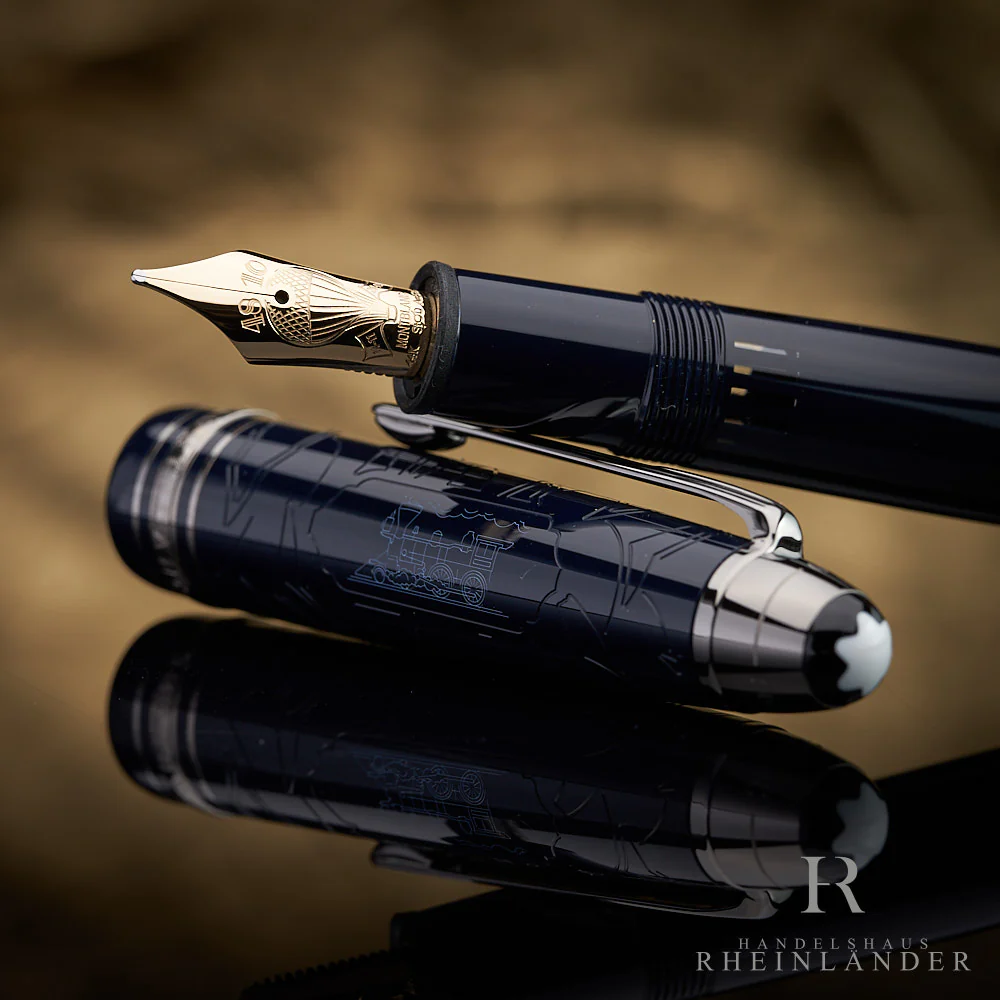 Montblanc LeGrand Resin Around the World in 80 Days Year 3 Füller ID 132875 - Image 6