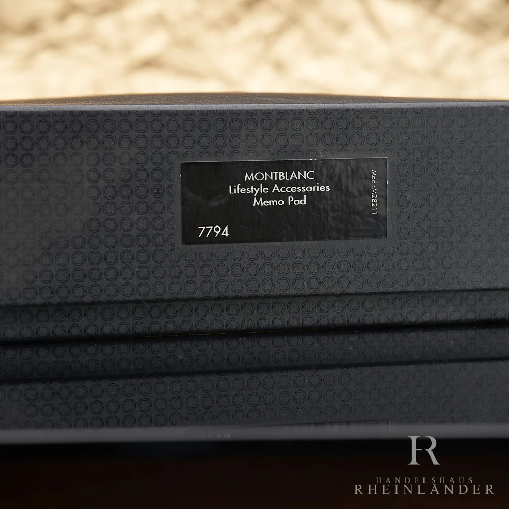 Montblanc Lifestyle Accessories Memo Pad Desk Platinum Plated ID 7794 - Image 3