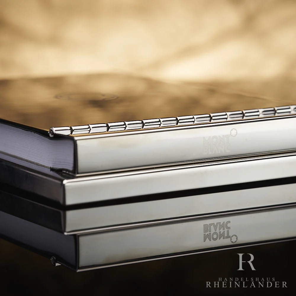 Montblanc Lifestyle Accessories Memo Pad Desk Platinum Plated ID 7794 - Image 6
