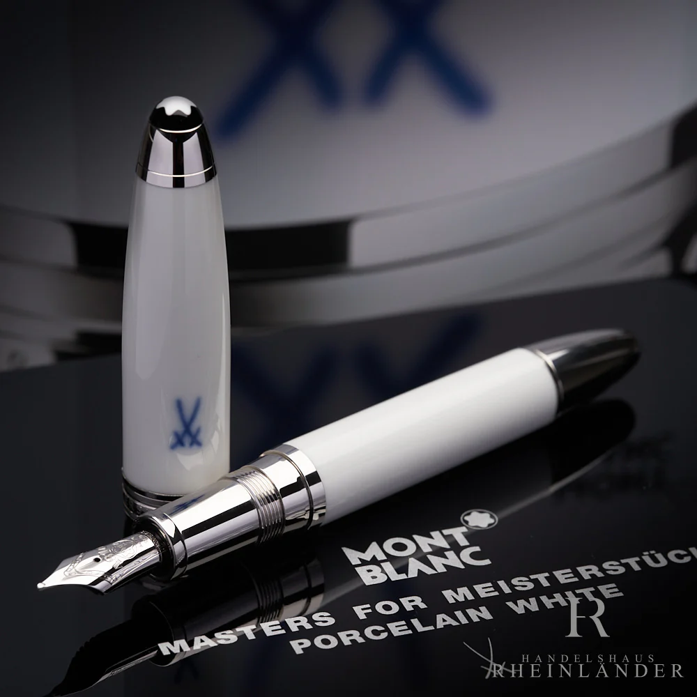 Montblanc Masters for Meisterstück aus Meissen Porcelain Füller ID 106071 OVP - Image 2
