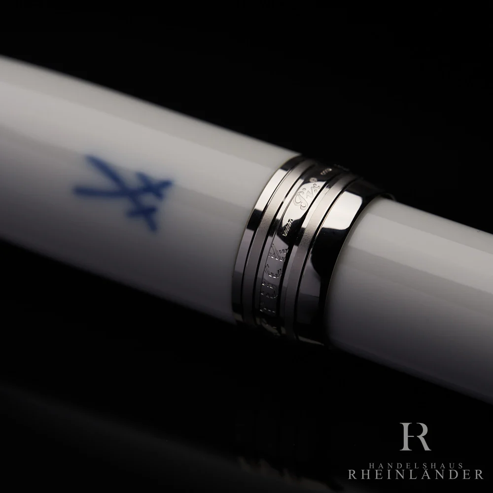 Montblanc Masters for Meisterstück aus Meissen Porcelain Füller ID 106071 OVP - Image 5
