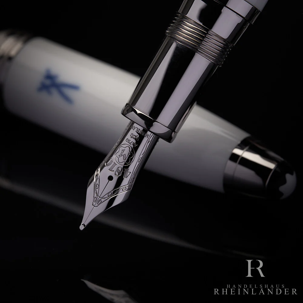 Montblanc Masters for Meisterstück aus Meissen Porcelain Füller ID 106071 OVP - Image 7