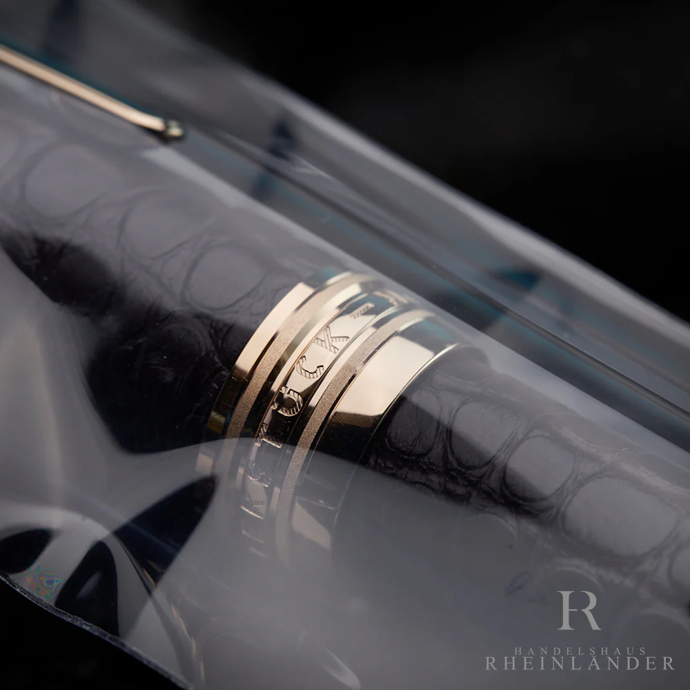Montblanc Great Masters Special Edition Alligator Rollerball Pen Brown ID 119694 - Image 4