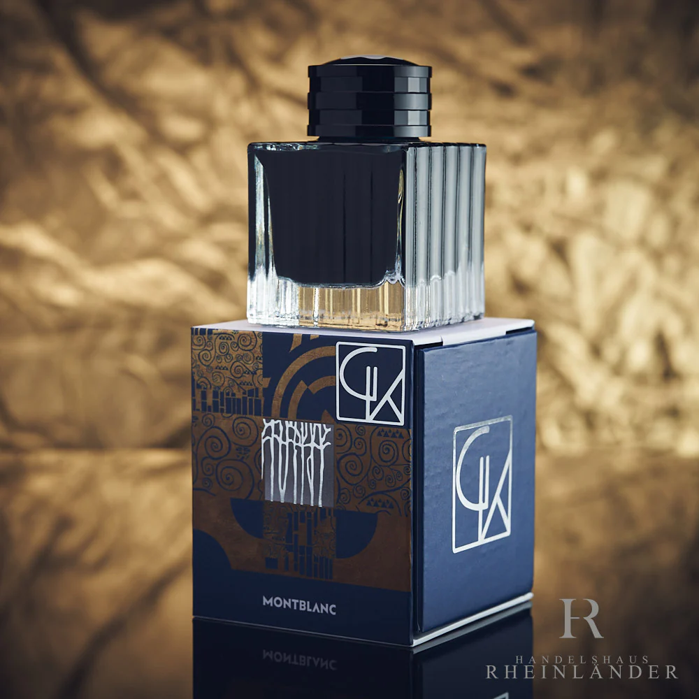 Montblanc Masters of Art Gustav Klimt Ink Tinte 50ml Blue 132938 ID - Image 2